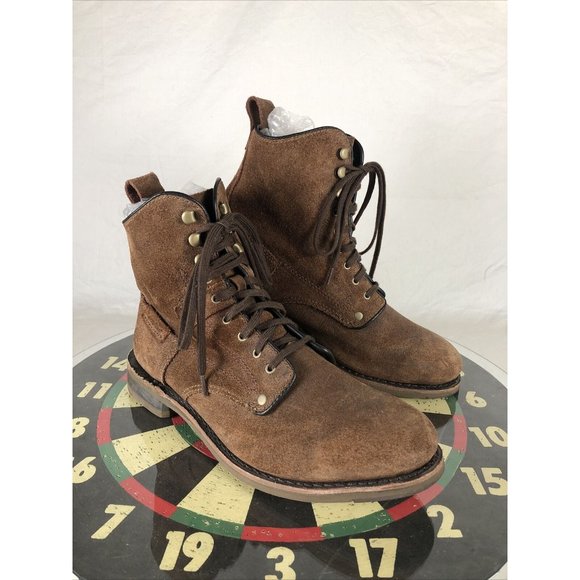Caterpillar Other - Caterpillar Lace Up Rough Suede Leather Boots Shoes Brown Ankle Men 10